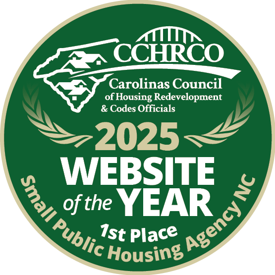 2025 CCHRCO Website of the Year Award - 1st Place Small Public Housing Agency.